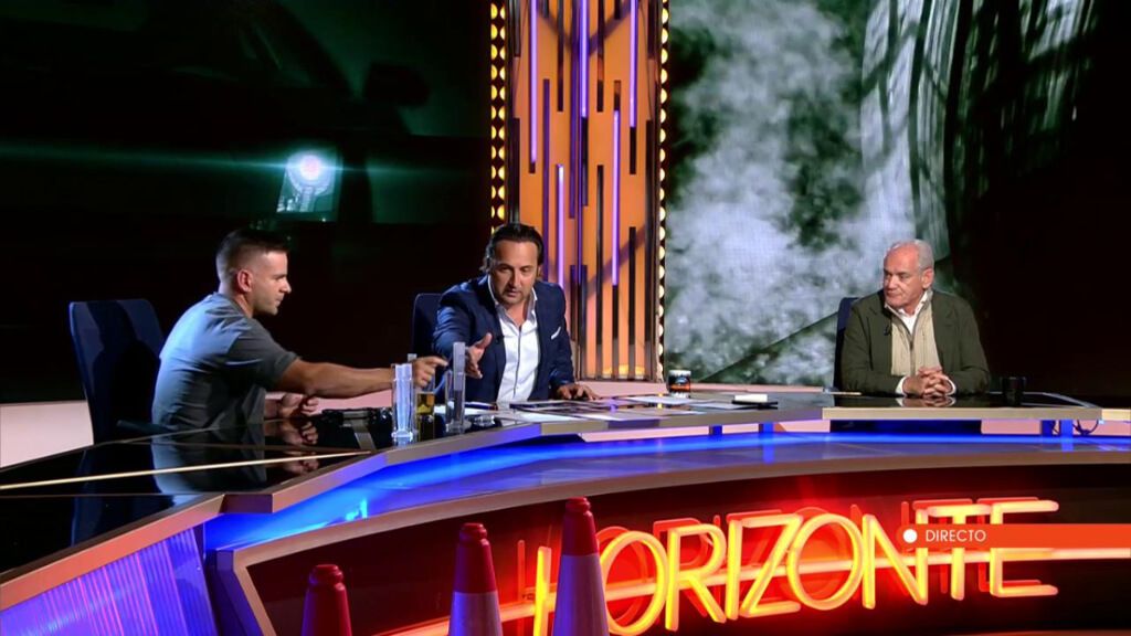  Ángel Gaitán y el doctor Cabrera junto a Iker Jiménez en Horizonte (foto: captura Horizonte).