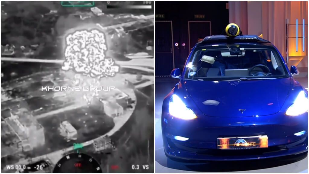  Ángel Gaitán mostró lo que habían hecho en Ucrania con un Tesla y una bomba de hidrógeno.