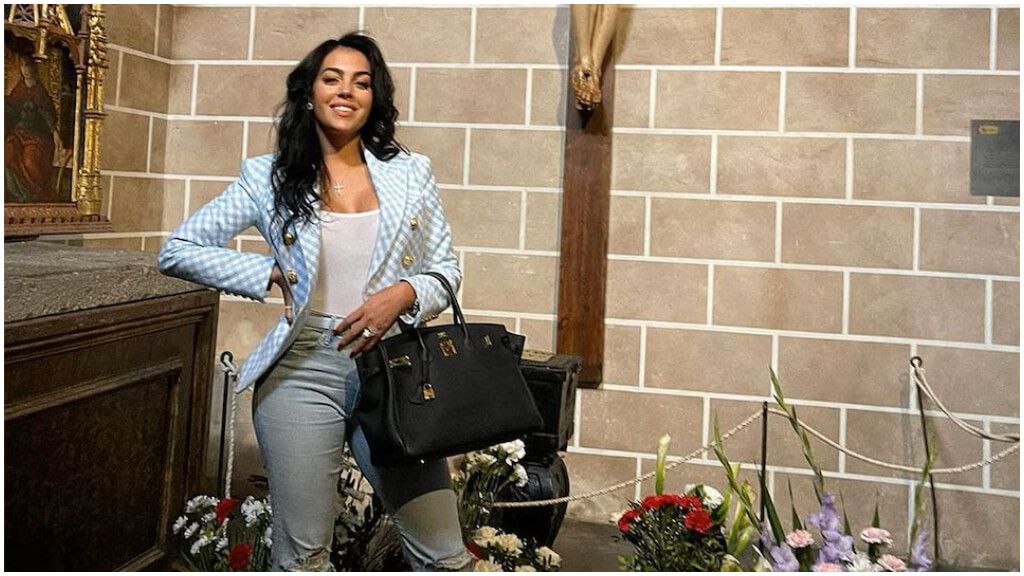  Georgina Rodriguez, durante su visita a Jaca en la grabación de su documental (Georgina)