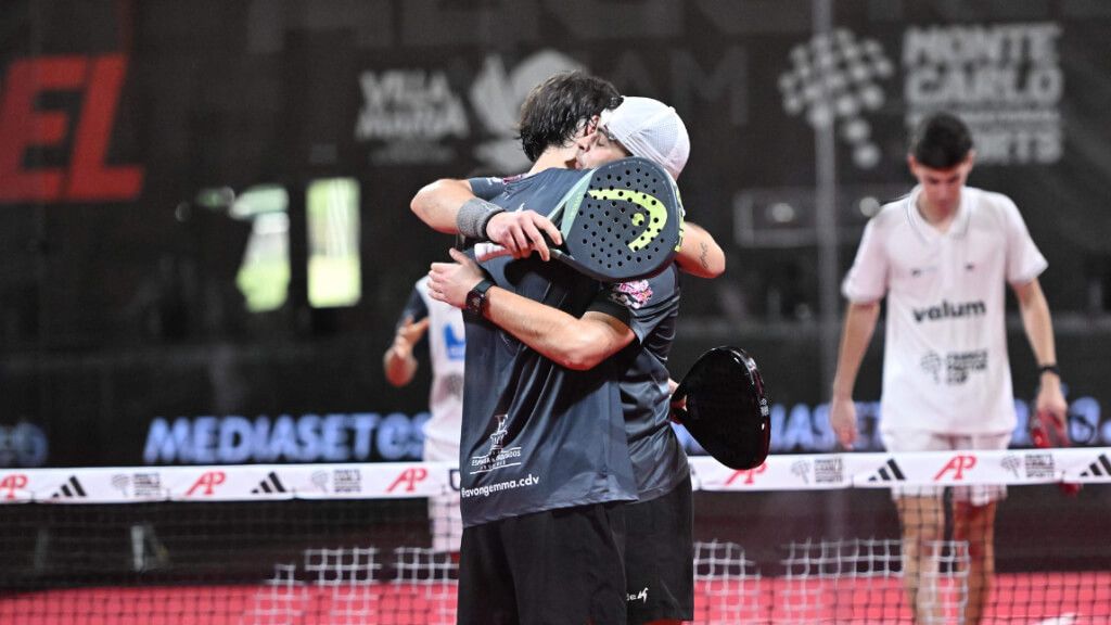 'Los Niños' en su último partido como pareja (A1 Padel)