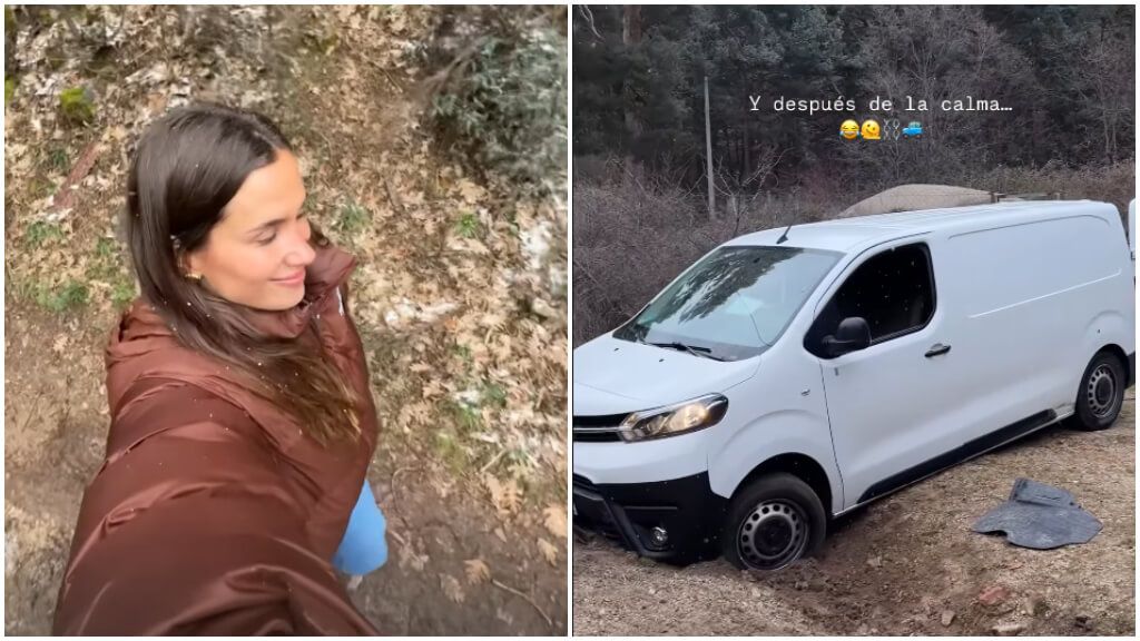  María Pombo, en sus stories de Instagram