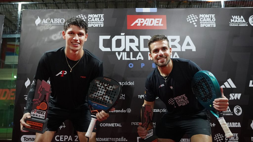  Martín Abud y José Solano, campeones del Open de Córdoba (A1 Padel)
