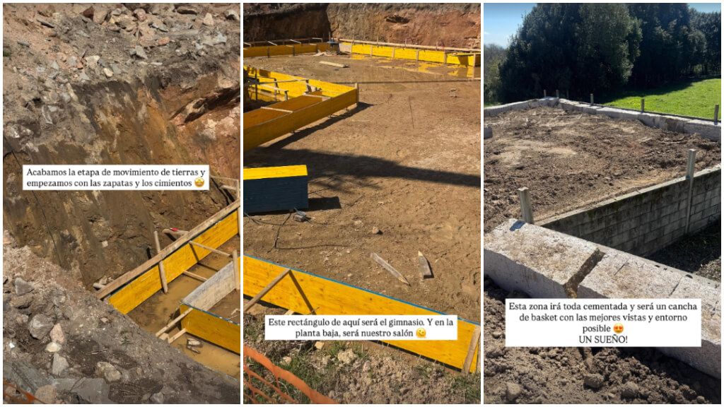  Las obras de la nueva casa de Ana Peleteiro