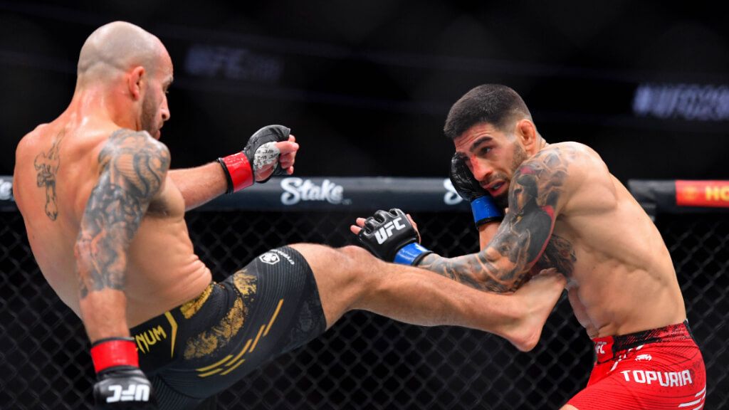 Ilia Topuria en un combate (Cordon Press)