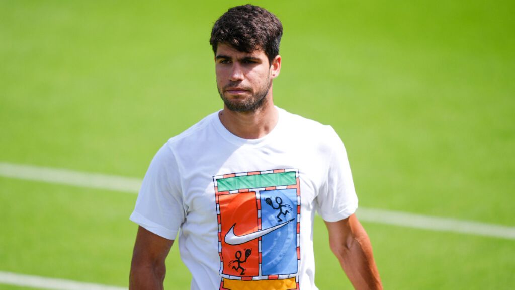 Carlos Alcaraz durante un entrenamiento (Cordon Press)