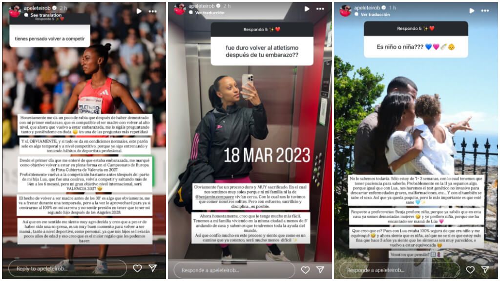 Ana Peleteiro, sobre su embarazo