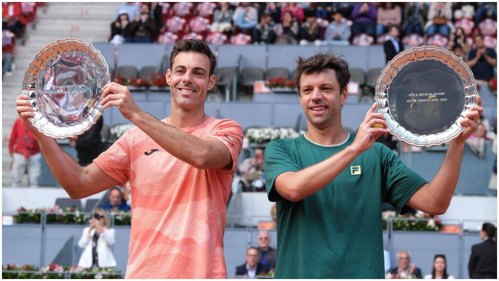  Granollers y Zeballos, campeones del Mutua Madrid Open 2025 en dobles masculinos.