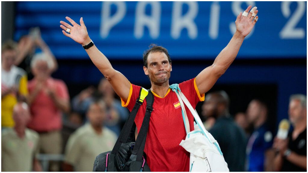  Rafa Nadal en los JJOO de París.(Fuente: Cordon Press)