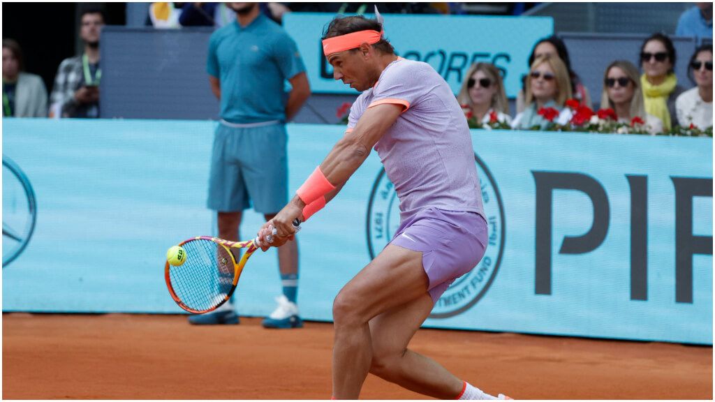 Rafa Nadal venció en su debut en la Mutua Madrid Open (foto: Cordon Press).