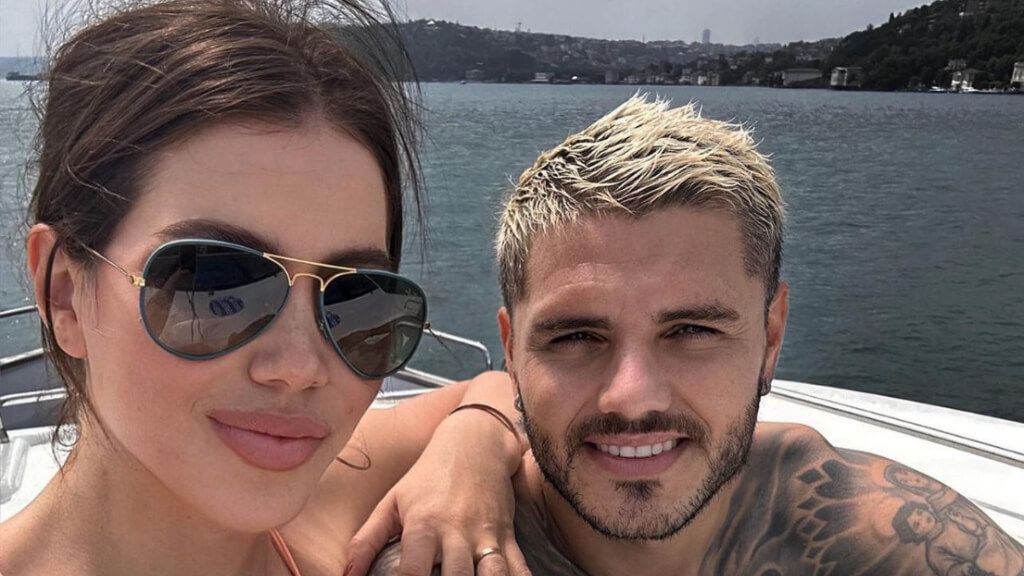 Mauro Icardi y Wanda Nara de viaje