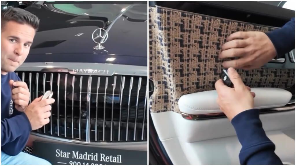 Ángel Gaitán no queda muy conforme con el Mercedes MayBach (capturas Ángel Gaitán).