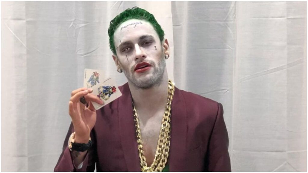  Neymar Jr disfrazado de Joker en Halloween. (Fuente: @neymarjr)