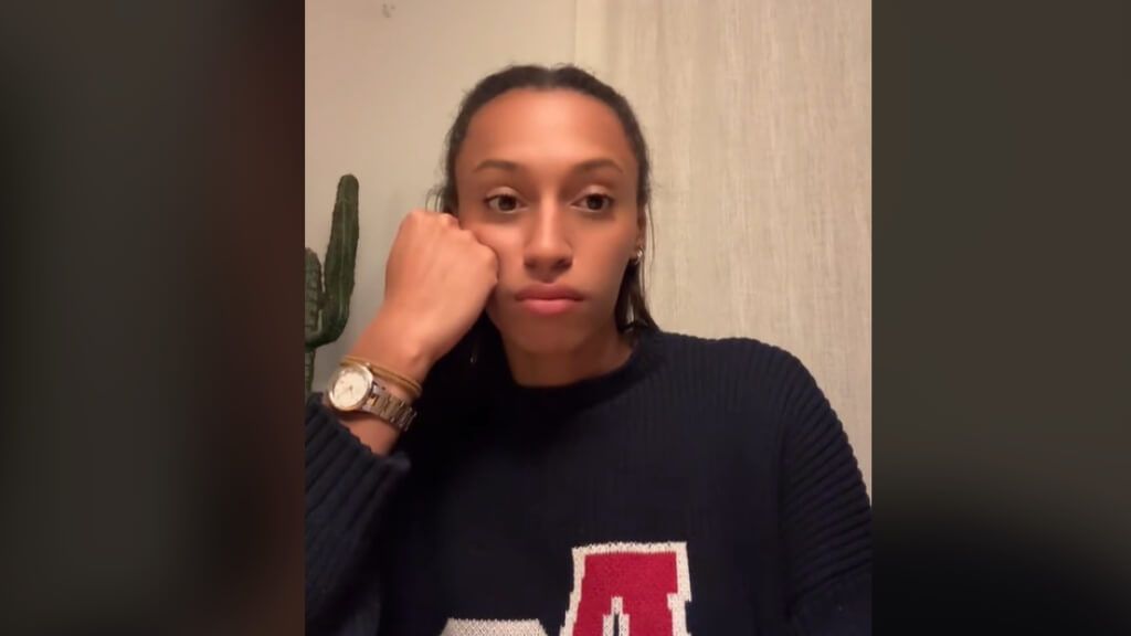  Ana Peleteiro, en uno de sus vídeos de Instagram.