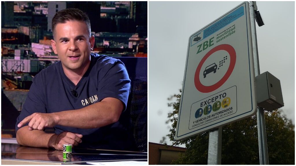  Fotomontaje de Ángel Gaitán en Horizonte y la Zona de Bajas Emisiones (Europa Press)