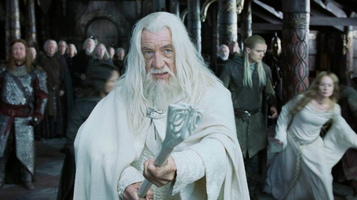  Ian McKellen como Gandalf en El Señor de los Anillos