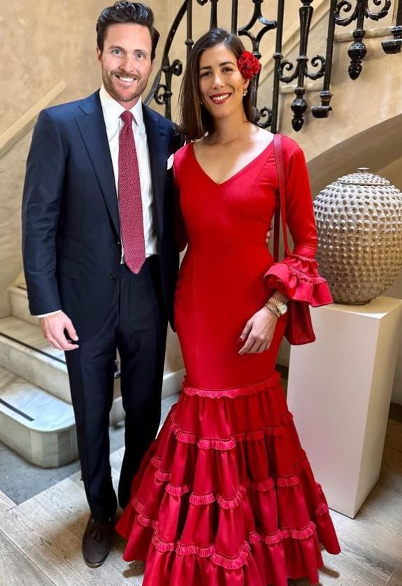  Garbiñe Muguruza junto a su pareja Arthur Borges en la Feria de Sevilla