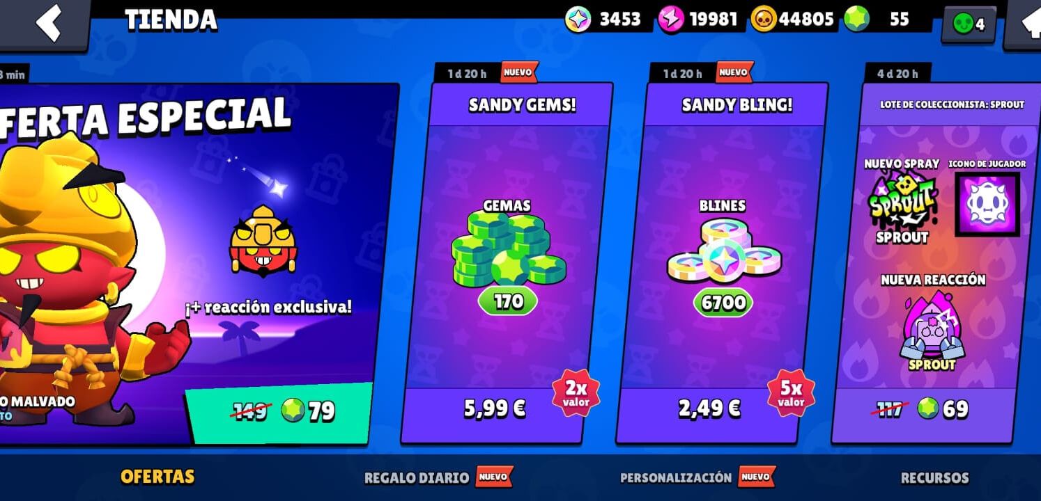  Brawl Stars presenta una cuádruple oferta, todo a mitad de precio