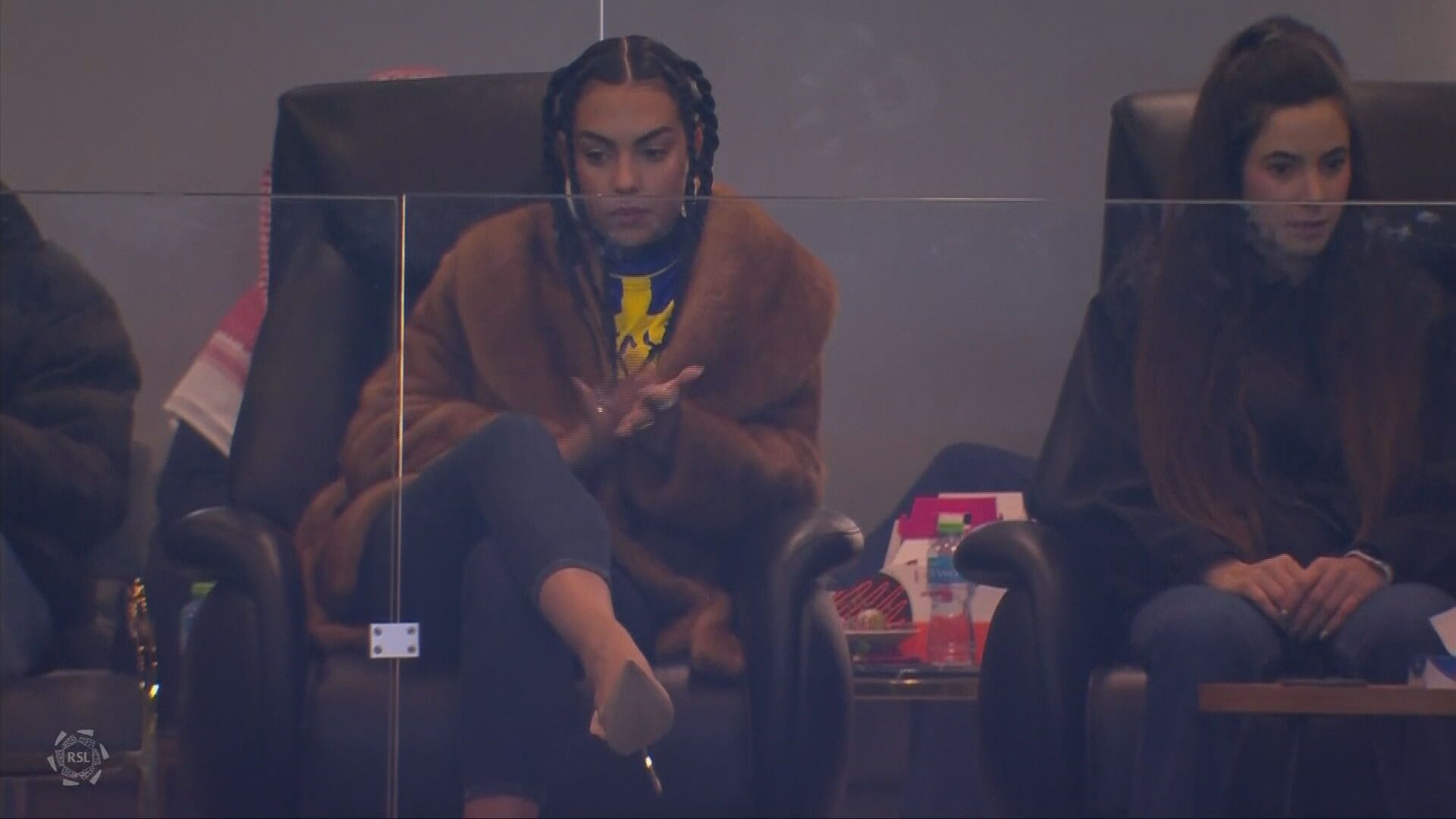  Georgina Rodríguez, en el palco durante el debut de Cristiano con el Al Nassr