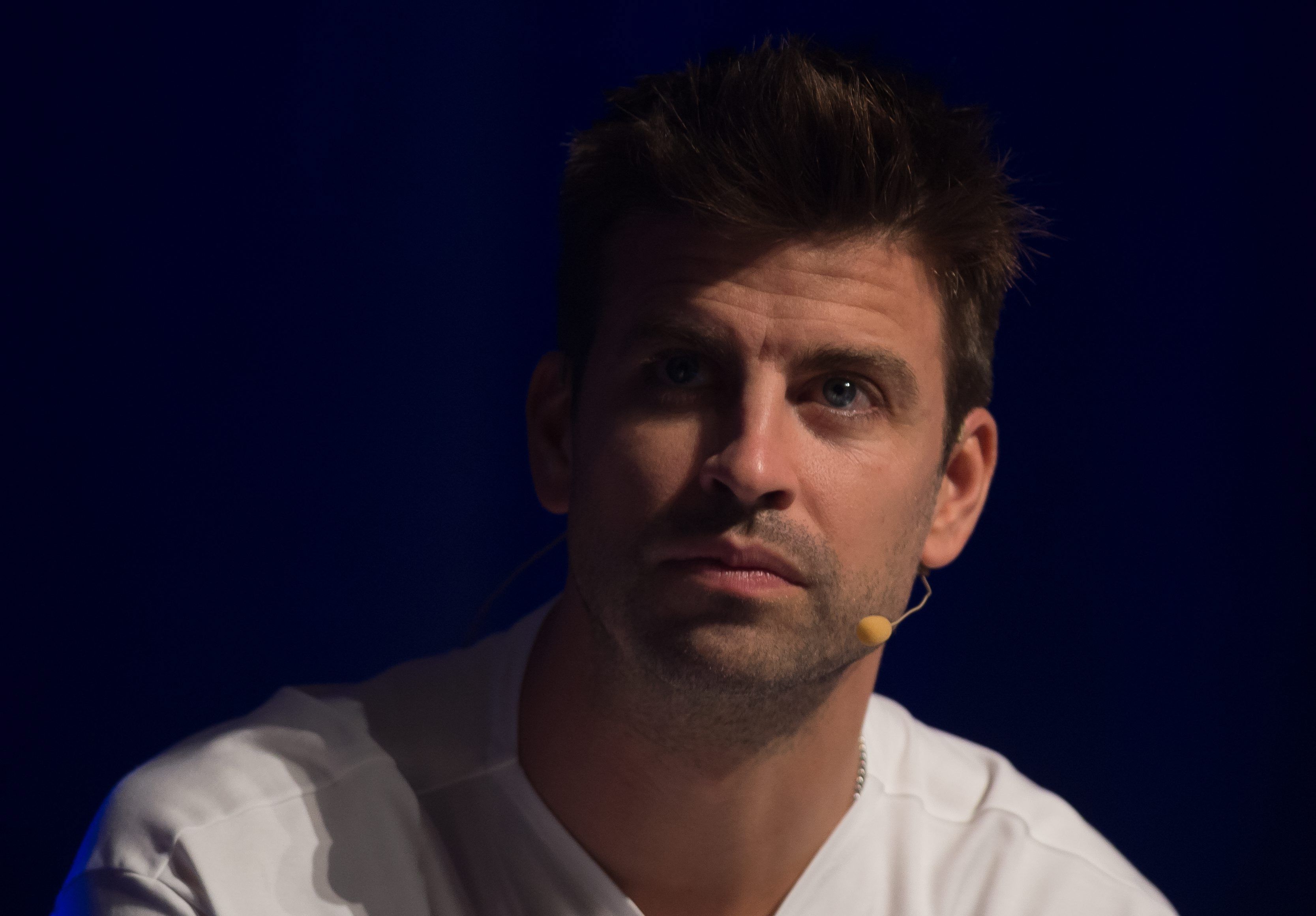 Gerard Piqué, durante un acto.