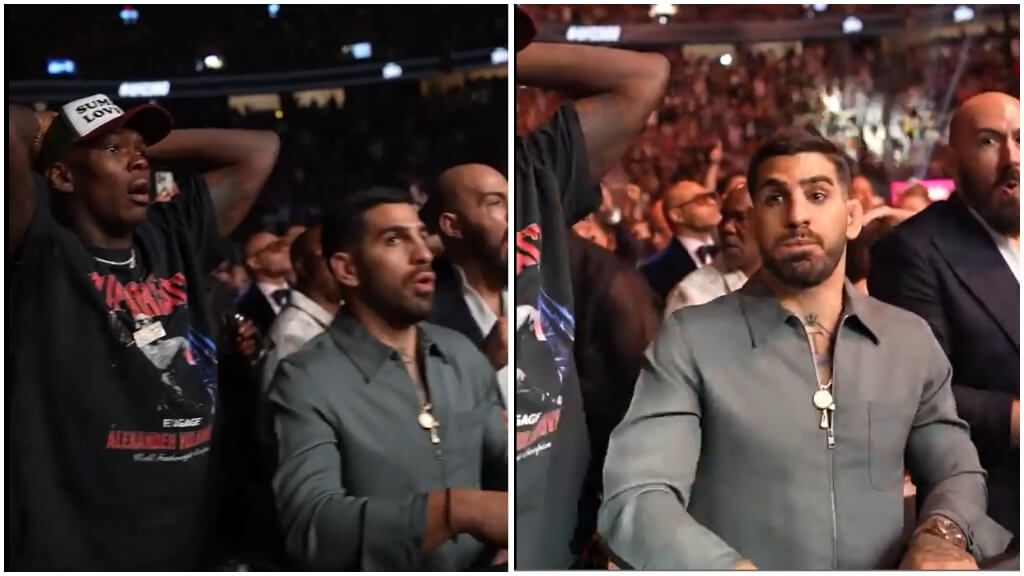  El gesto de Ilia Topuria en el golpe que realizó Max Holloway para dejar KO a Justin Gaethje.