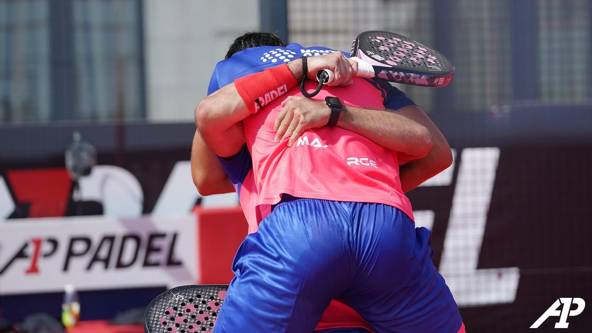 Maxi Arce y Franco Dal Bianco celebran su victoria
