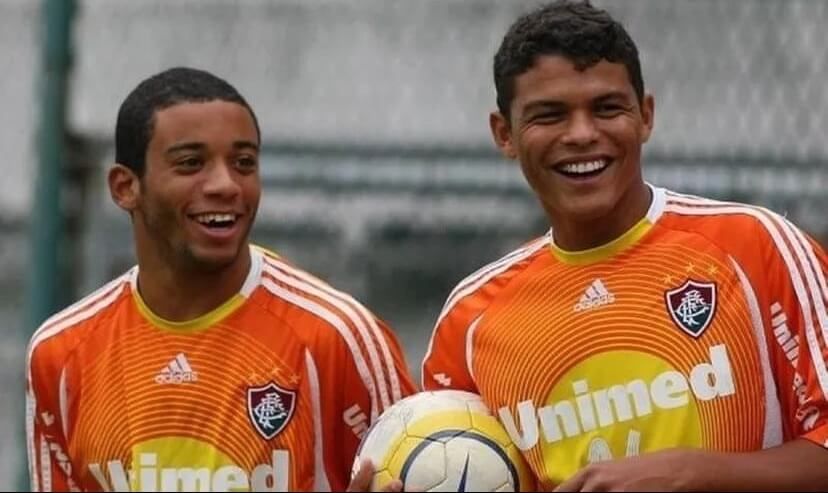  Thiago Silva y Marcelo en el Fluminense (@marcelotwelve)