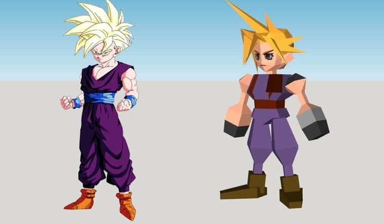 El Gohan de la serie era algo diferente al del manga.