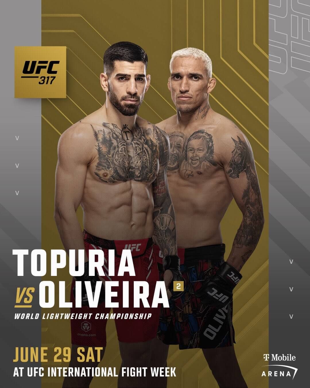 Ilia Topuria y su lucha contra Charles Oliveira (UFC)