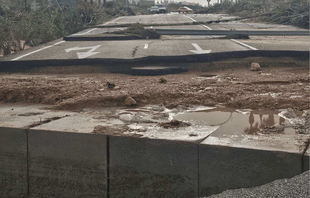  Graves daños en el Circuit Ricardo Tormo tras el impacto de la DANA