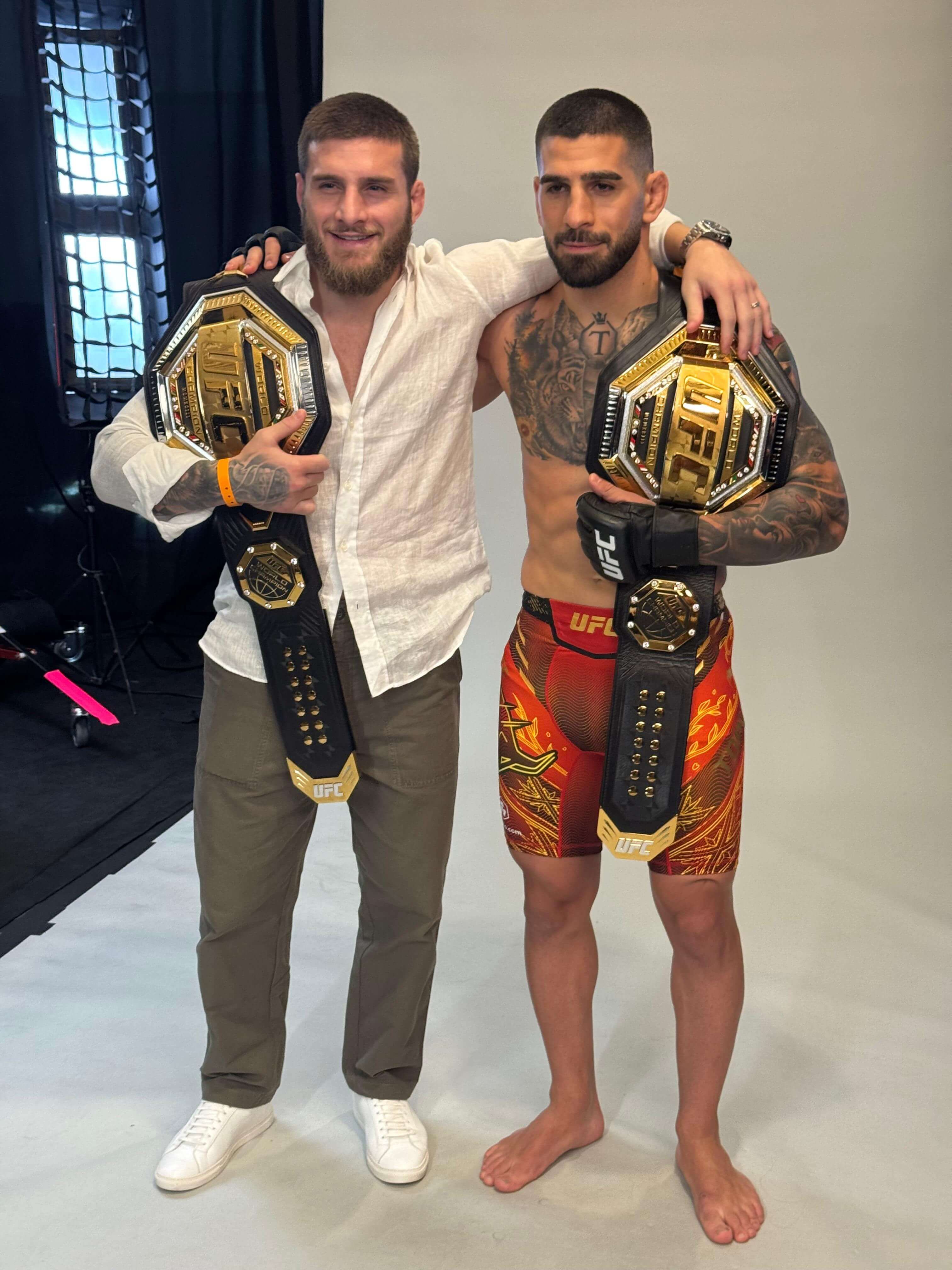  Ilia Topuria junto a su hermano Aleksandre (Redes Sociales)