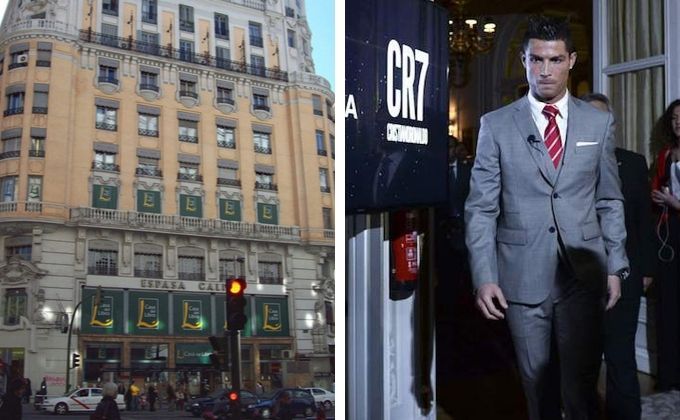 El lugar del emplazamiento del Hotel Pestana CR7 en Madrid.