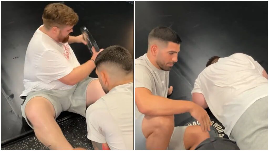  Ibai Llanos, entrenando con Ilia Topuria (@ibaillanos)