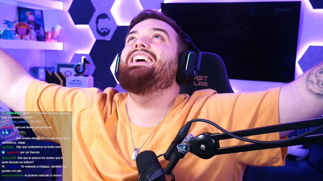Ibai Llanos durante un streaming.