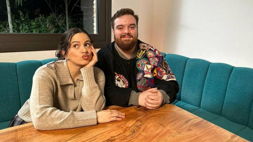 Ibai Llanos y Rosalía. (Twitter)