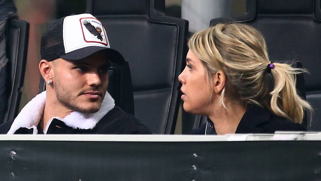  Mauro Icardi y Wanda Nara en un evento (Cordon Press)