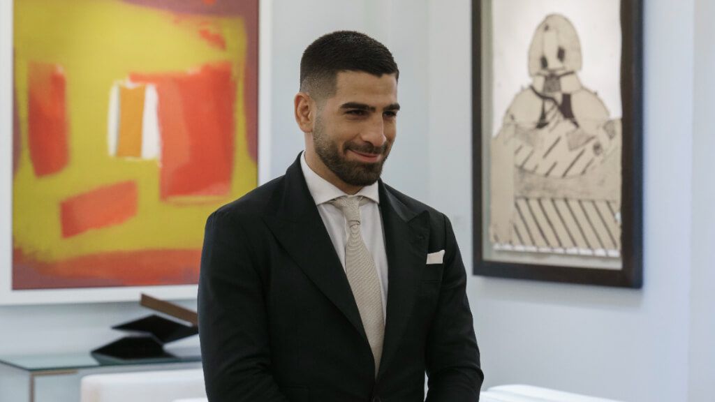  Ilia Topuria durante su visita a La Moncloa. (Fuente: Cordon Press)