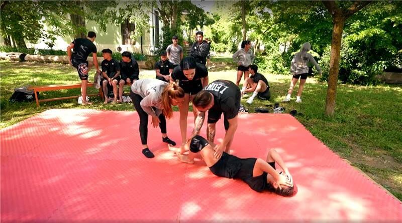 Lorena lesionada en los Warrior Games (Telecinco)