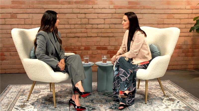 Claudia Rodríguez y Cruz Sánchez de Lara en 'Madres: desde el corazón' (Mediaset Infinity)