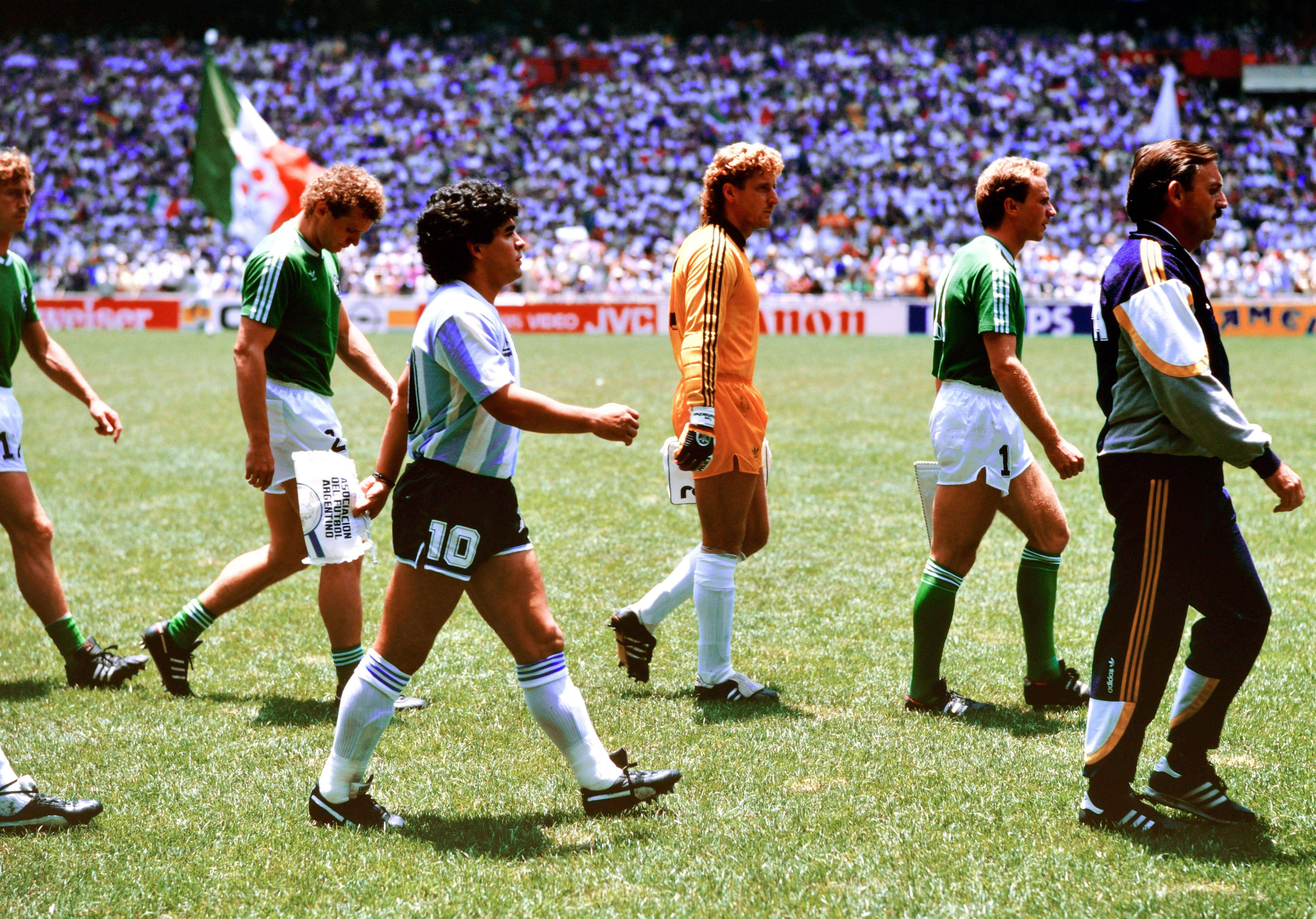 Maradona, en el Mundial 86