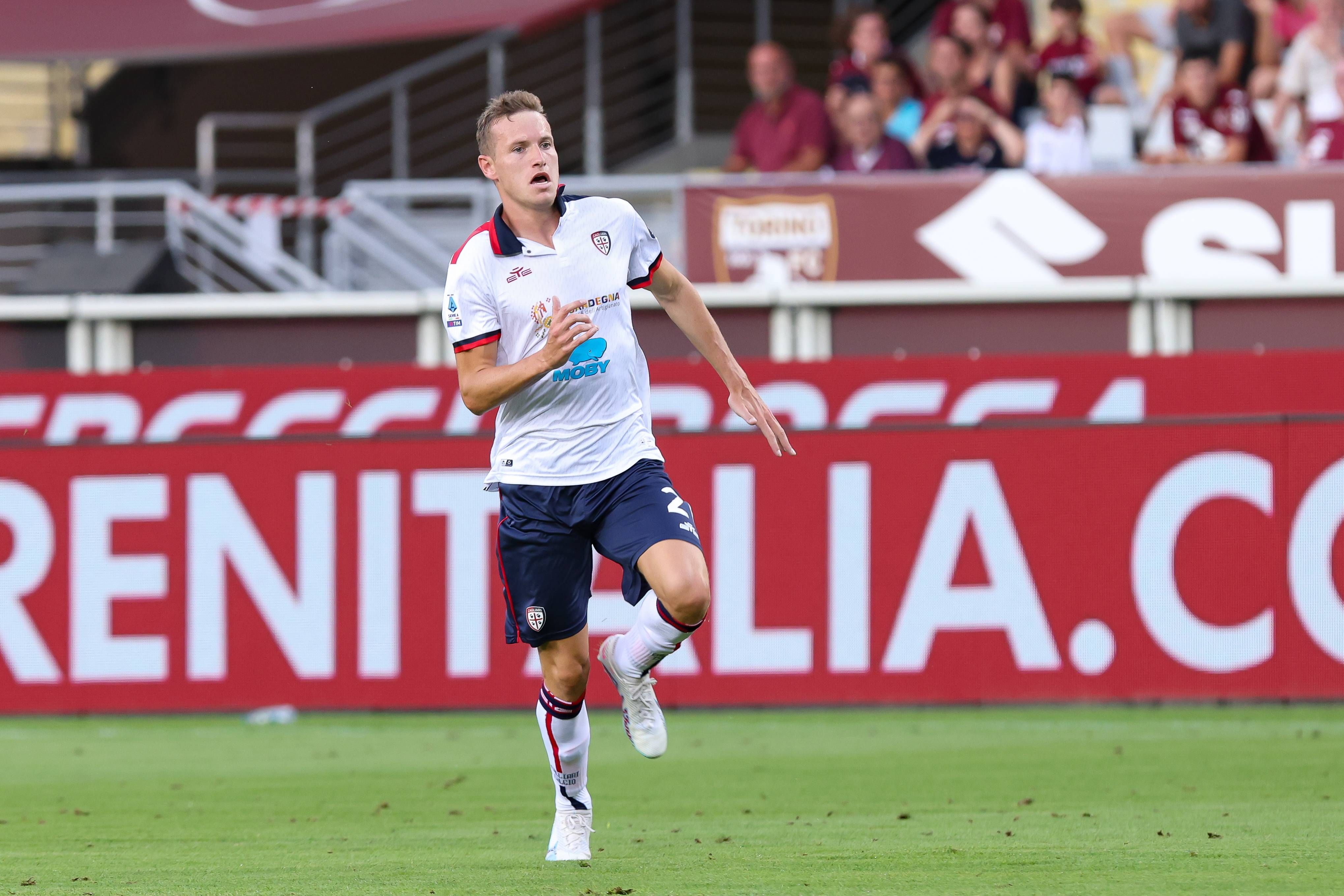 Jakub Jankto, durante un partido con el Cagliari.