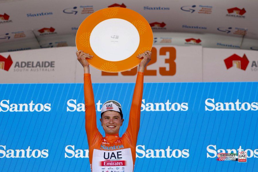  Jay Vine, ganador del Tour Down Under.