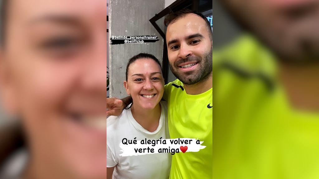  Jesé Rodríguez junto a su entrenadora personal (@jeserodriguez10)