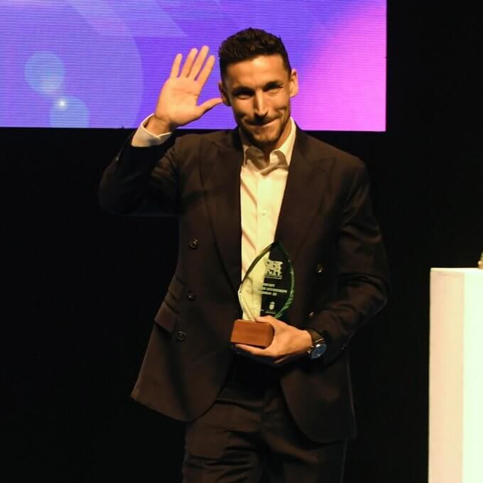 Jesús Navas, en la XXIII Gala de los Premios Periodistas Deportivos