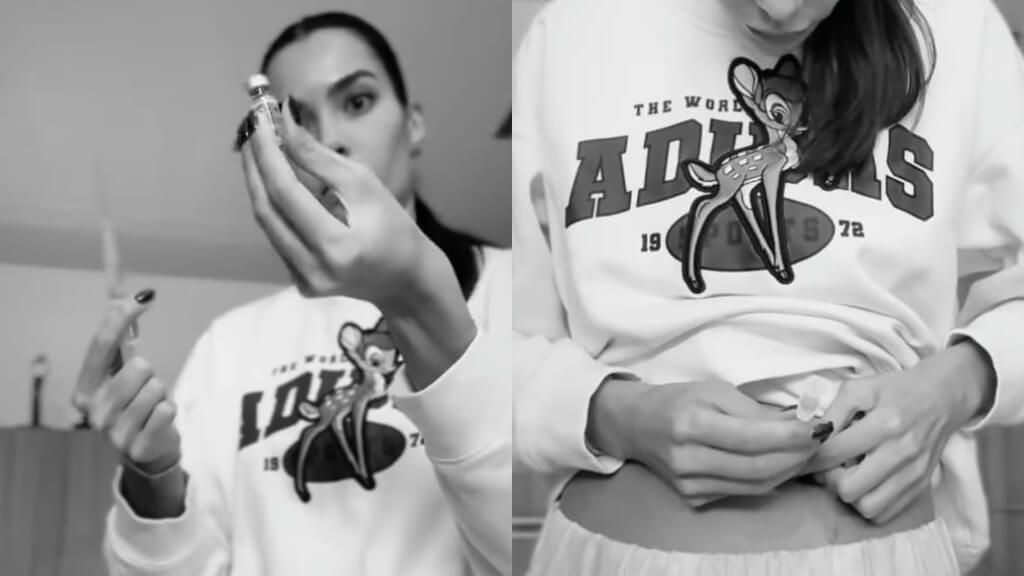  Joana Sanz hormonándose para la FIV