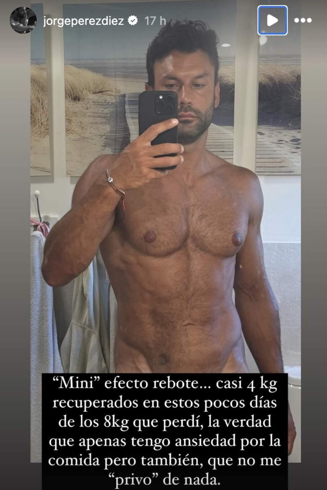  Jorge Pérez en su cuenta de Instagram (Fuente: @jorgeperezdiez)