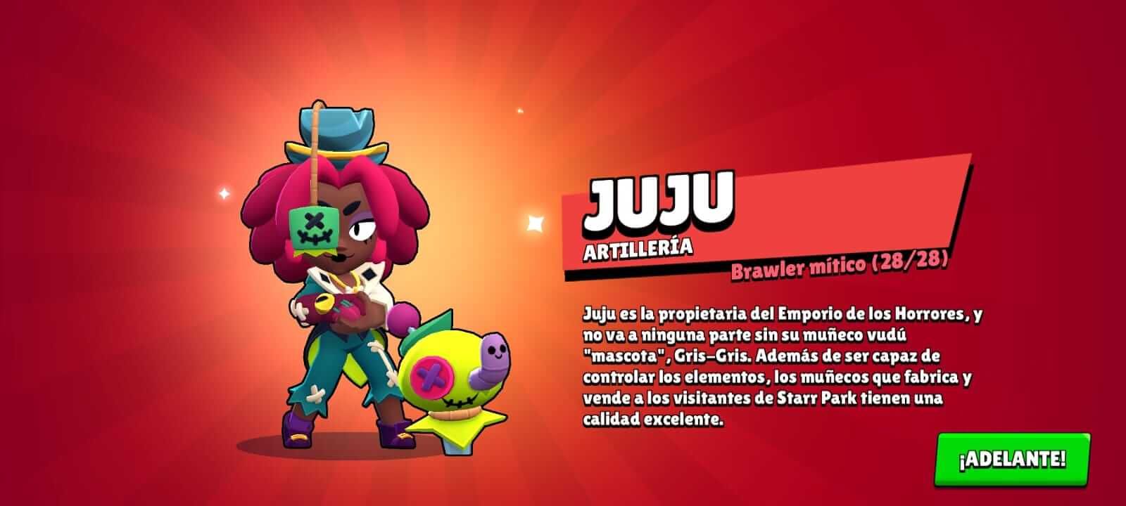  Juju, la nueva brawler mítica de Brawl Stars