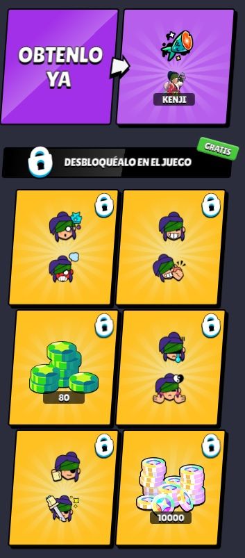  La oferta completa de Kenji, día a día.