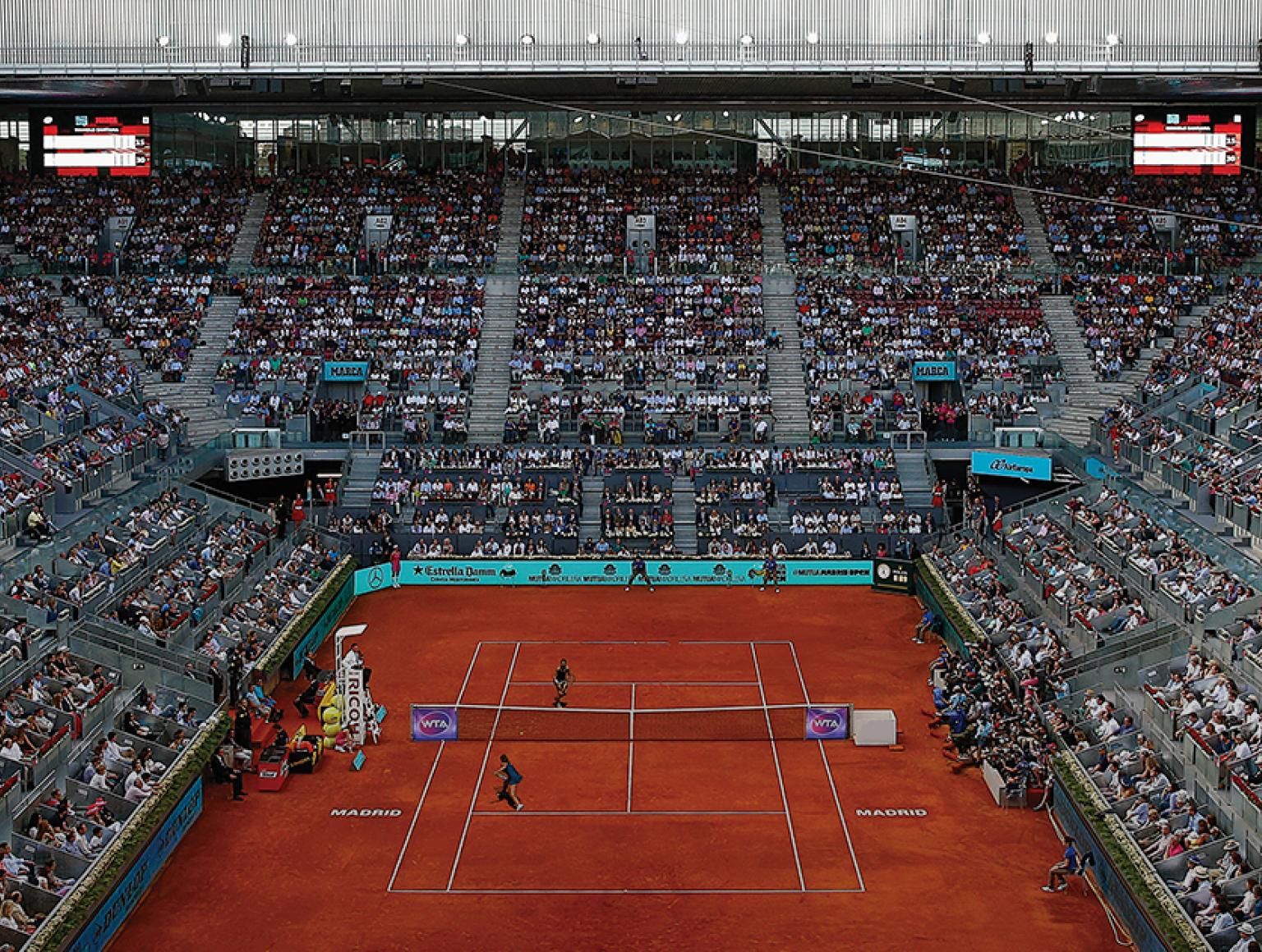 La Caja Mágica alberga el Open de Madrid.