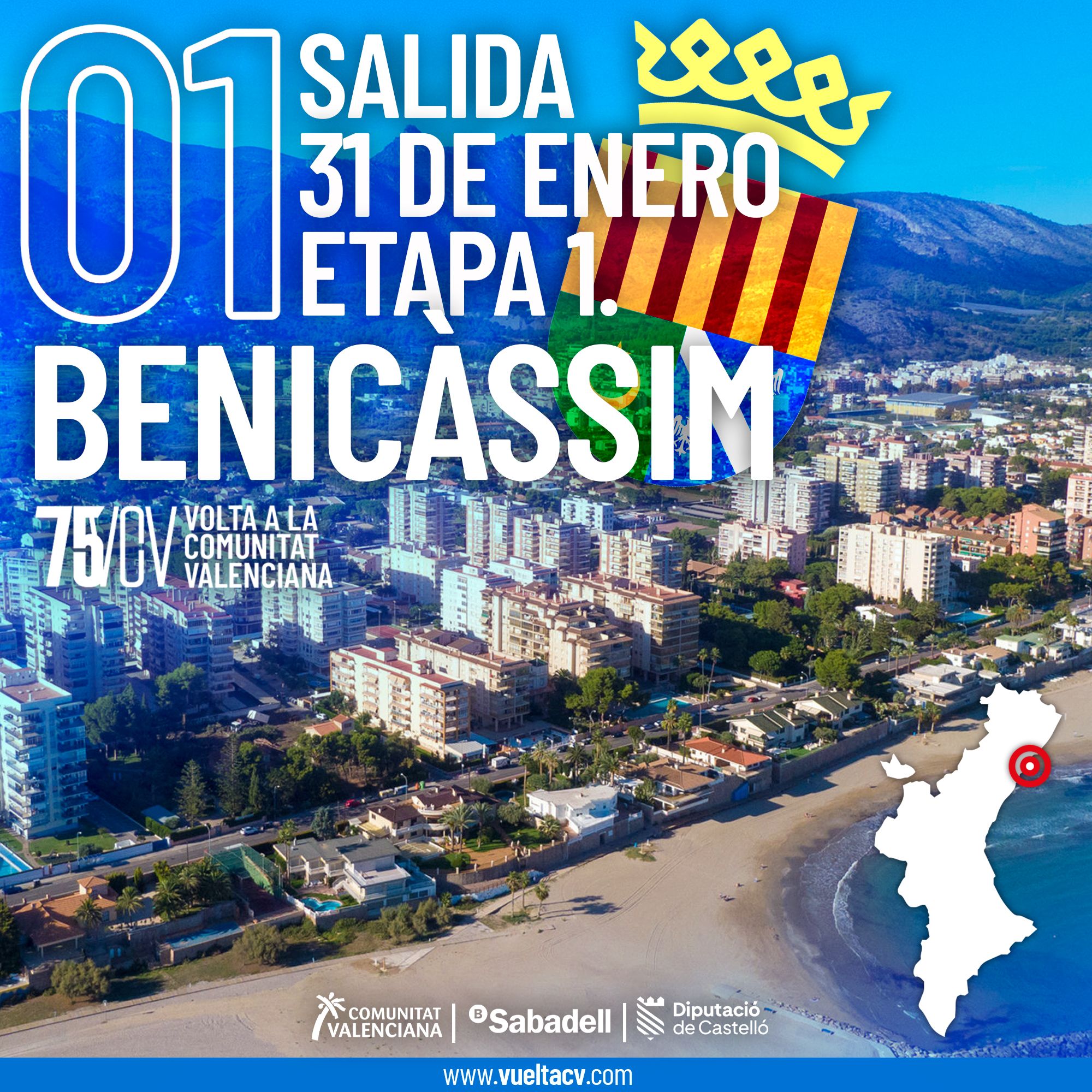  La ciudad de Benicàssim será el punto de partida de la 75 edición de la VCV - Volta a la Comunit