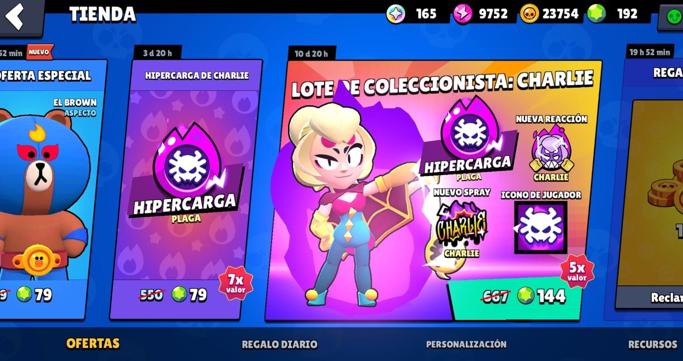 La irresistible oferta para Charlie en Brawl Stars